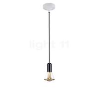 less 'n' more Ethics E-WPL Lampada a sospensione LED, rosone bianco/ nero - casambi