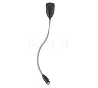 less 'n' more Zeus Z-BDL Lampada da soffitto e parete LED, alluminio/testa nero - dimmer tattile