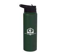 Less Stuff More Adventure - Amante minimalista delle escursioni Stainless Steel Insulated Water Bottle