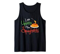 Less Upsetti More Spaghetti Italian National Pasta Lover Day Canotta