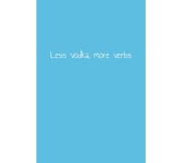 Less Vodka, More Verbs: 12 Step Inventory Journal Notebook AA Alcohol Celebrate Recovery 10th Step 4th Step