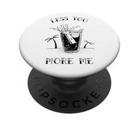 Less You More Me (Dichiarazione di amor proprio) PopSockets PopGrip Adesivo