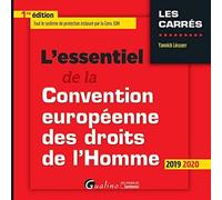 L'essentiel de la convention européenne des droits de l'Homme: Tout le système de protection instauré par la CEDH