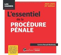 L'essentiel de la procédure pénale