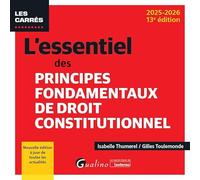 L'essentiel des principes fondamentaux de droit constitutionnel