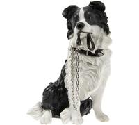 lesser and pavey LP08278 Figura | Sitting Border Collie Walkies | 1 Pezzo-15x9x17 cm Accessorio, Multicolore, h17cm