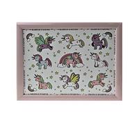 lesser and pavey LP42725 - Vassoio per computer portatile, motivo: unicorno, 1 pezzo, 35 x 28 x 6 cm, multicolore