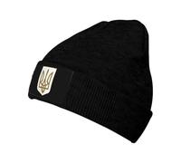 Lesser Coat of Arms of Ukraine Berretto Sci Slouchy Beanie Hat Unisex Cappello Invernale per Arrampicata Ciclismo Sci