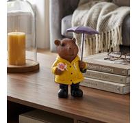 Lesser & Pavey Capybara Rainy Days Polyresin Capybaras Happy