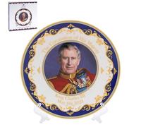 Lesser & Pavey HM King Charles III Piatto 20,3 cm, 20,3 cm