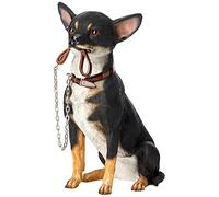 Lesser & Pavey LP41667 - Walkies seduto chihuahua, altezza 19 cm, colore: Nero