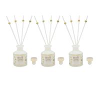 Lesser & Pavey Madelaine by Hearts Design Madelaine - Diffusore bianco Madelaine, set di 3 diffusori per profumazione per la casa, delizioso deodorante per ambienti per alleviare lo stress e la mente