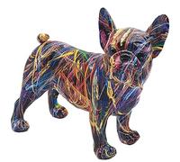 Lesser & Pavey Supernova Bulldog francese statuetta per casa e ufficio, decorazione per la casa, ornamento regalo per donne e uomini, bella statuetta per interni ed esterni, decorazione per soggiorno