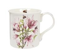 Lesser & Pavey Tazza in ceramica Fine China Tazza da caffè Bee-tanical Magnolia Floral Design
