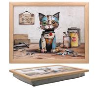 Lesser & Pavey - Vassoio con sacco a sacco per servire i piatti, per mangiare sul grembo per cena o per non fare il respiro, vassoi per alimenti per il giro