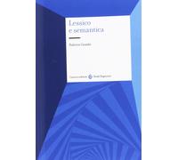 Lessico e semantica [Paperback] [Oct 17, 2003] Casadei, Federica