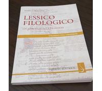 Lessico filologico. Un approccio alla filologia