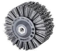 Lessmann 402880 Spazzola rotonda D. da 32 mm M14 setole abrasive SiC K.80 60mm