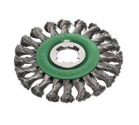 Lessmann Anti Scintillante Acciaio Inox Nodo Ruota Brush x-Lock 125mm LES47381X