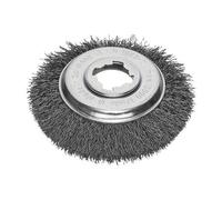 Lessmann Anti Scintillante Legato Acciaio Conica Spazzola 115mm x-Lock LES42317X