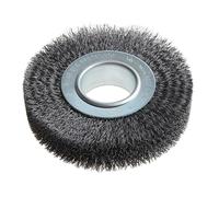 Lessmann Ruota Spazzola D125mm X W29-31 X 40 Foro Set 2 Steel Filo 0.30
