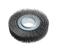 Lessmann Ruota Spazzola D125mm X W29-31 X 40 Foro Set 2 Steel Filo 0.30