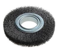 Lessmann Ruota Spazzola D150mm X W23-25 X 50 Foro Set 3 Steel Filo 0.30