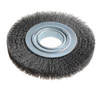Lessmann Ruota Spazzola D178mm X W23-25 X 50 Foro Set 3 Steel Filo 0.30