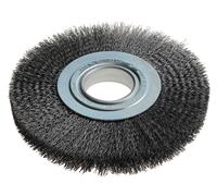 Lessmann Ruota Spazzola D200mm X W24-27 X 50 Foro Set 3 Steel Filo 0.35