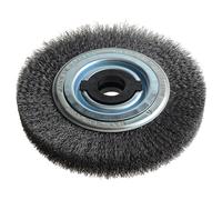 Lessmann Ruota Spazzola D200mm X W35-40 X 80 Foro Set 4+1 Steel Filo 0.30