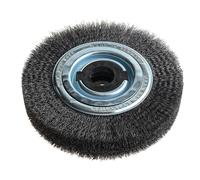 Lessmann Ruota Spazzola D200mm X W40-45 X 80 Foro Set 4+1 Steel Filo 0.30