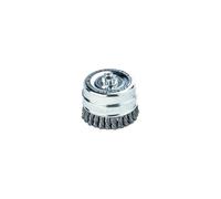 LESSMANN Spazzola a tazza, filo in acciaio 0,50mm, Spazzola Ø100 x Filettatura M 14mm Quantità:1