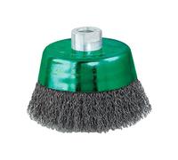 LESSMANN Spazzola a tazza, filo in inox 0,30mm, Spazzola Ø100mm Quantità:1