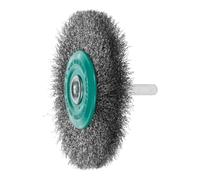LESSMANN Spazzola circolare con gambo, filo in inox 0,20mm, Ø80 x l=12mm Quantità:1