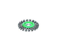 LESSMANN Spazzola circolare, filo in inox 0,50mm, ØSpazzole D1xØForo d 1/filettatura M: 115x22mm Quantità:1