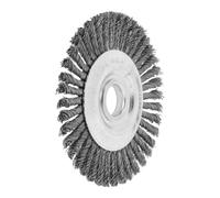 Lessmann Pipeline Spazzola 40 Nodi 125 x 22.2mm Foro Filo di Acciaio LES47320140