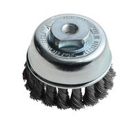 Lessmann - Spazzola Knot Cup 65mm M10 x 0.50 Filo di acciaio