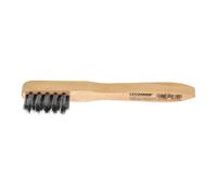 LESSMANN Spazzola per candale con gambo filo V2A Filo in inox ondulato 0,15mm, Modello: W Quantità:1