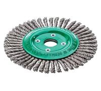 Lessmann Pipeline Spazzola 48 Nodi 178 x 22.2mm Foro Acciaio Inox Filo LES4758