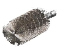 Lessmann Filettato Tubo Spazzola 30mm Filo di Acciaio Inossidabile LES506430
