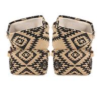 LessMo Set di 4 Addensare Cestini Portaoggetti, Stoccaggio Pieghevoli in Tessuto Cestino Organizzatore Secchio per Scaffali e Scrivanie, Contenitori per Armadio