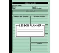 Lesson Plan Book: A Simple Undated Curriculum Planner for Teachers & Homeschool (105 Pages, A4).
