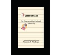 Lesson Plans For Teaching High School Chemistry