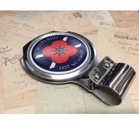 Lest We Forget Poppy Griglia Badge Auto BAR Fissaggi Britannico Legion Scozia