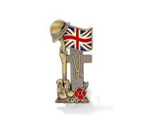 Lest We Forget - Spilla a forma di papavero per il giorno della memoria