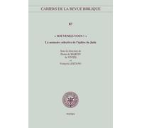 Lestang F. «Souvenez-vous» La mémoire sélective de l'épitre de Jude (Tascabile)