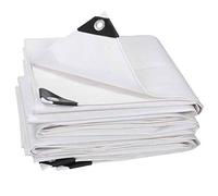 Lestarain Telone LDPB0007ws4 Idrorepellente Occhiellato Traspirante Multiuso per Giardino PE 280g/m² 3x5m Bianco