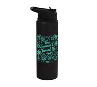 L'estate che ho compiuto 16 Compleanno in spiaggia tropicale Stainless Steel Insulated Water Bottle