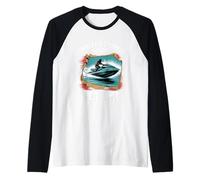 L'Estate Non è Estate Senza Jet Ski Estate Maglia con Maniche Raglan