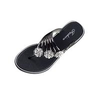 L'estate quando sono diventata bella, infradito da donna, infradito con dita dei piedi, sandali da donna larghi H sandali estivi da donna 37